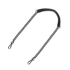 39" Iron Flat Chain Strap Purse Shoulder DIY Replacement Black Grey 