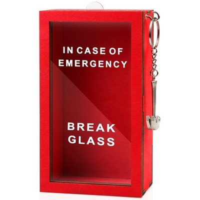 WenmthG Funny Gift Emergency Box - Create Self Defined Idea Jar Small, Red 