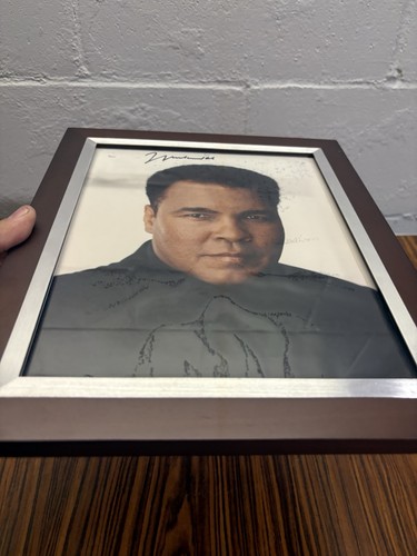 muhammad ali signed Picture Original No COA Poor Condition Estate Find See Pics - Picture 22 of 22