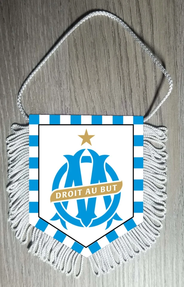 FANION PENNANT WIMPEL FOOTBALL OM MARSEILLE PROJET FUTUR LOGO ? - Photo 1/1