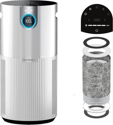 Shark R-UA205 Nanoseal HEPA Air Purifier, 1350 Sq.Ft., White - Certified Refurbished
