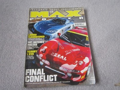 Max Power Magazine ,December  2005 ,Lambo ,Scooby v Evo
