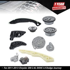 Timing Chain Kit Pair VVT For Chrysler 200 2.4L DOHC L4 Dodge Journey 2011-2013