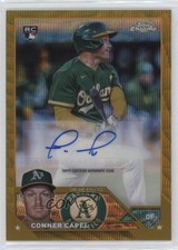2023 Topps Chrome Update Gold Wave Refractor 38/50 Conner Capel #AC-CC Auto 14sd