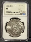 1884-O Morgan Silver Dollar MS63 New Orleans