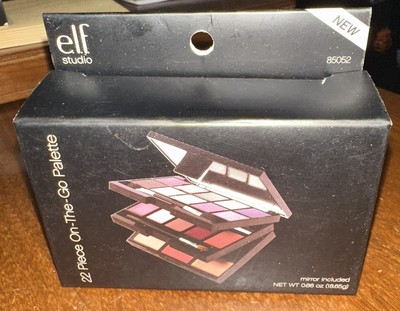 ELF 22 piece on-the-go palette 85052 Eyes, Lips, & Face with Mirror NEW WITH BOX