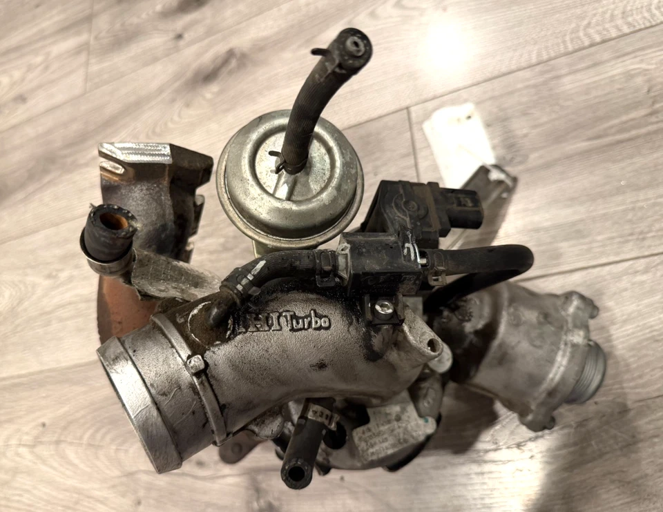 AUDI Q5 2013 2014 2015 2016 TURBOCOMPRESOR, 06H145702R, ORIGINAL OEM Foto 3 de 4