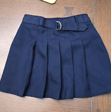 Wonder Nation Girls School Uniform Skirt/Skort Color Navy Blue Size 7