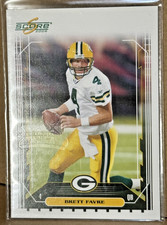 Brett Favre 2006 Score Super Bowl XLI Embossed Logo #95 SSP 1/1 Masterpiece OOAK