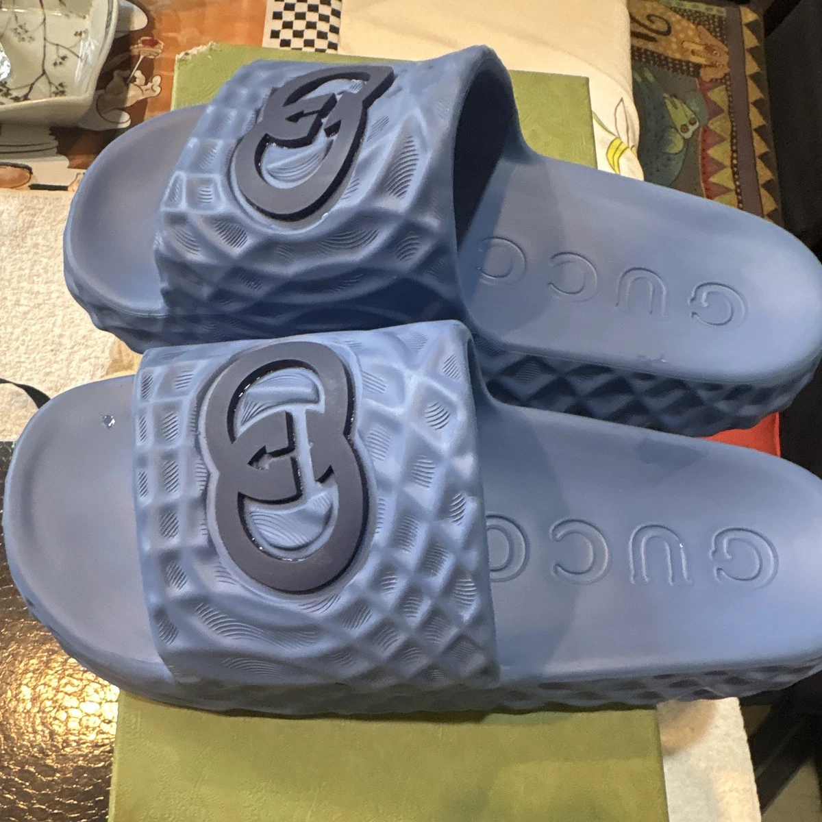 GUCCI  Slide Sandal グッチ  最安値 Gucci Slide Sandals for Men for sale | eBay