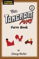 Tangram Puzzle Buch Fury Farm 48 Teile, Lernspiel, Kinder Spielzeug