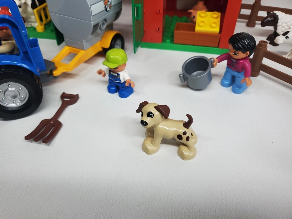 LEGO Duplo 5649 La Gran Granja Granja Tractor Figuras Animales Completas BE - Imagen 4 de 4