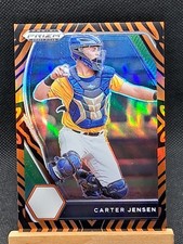 2021 Panini Prizm DP - Carter Jensen /99 Tiger Stripes Prizm Royals *PLEASE READ