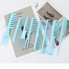 8-Piece Hair Comb Set Comb All Hair Types and Style - Great Travel Essentials