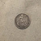 1885 10C Seated Liberty Dime in XF Condition #DR