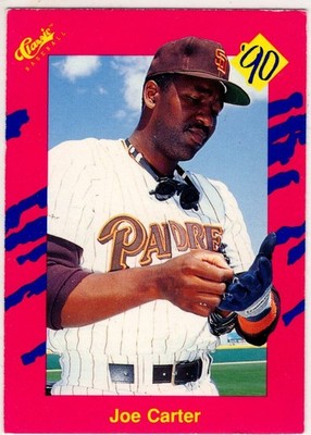 1990 Classic Baseball Joe Carter No. T9 San Diego Padres