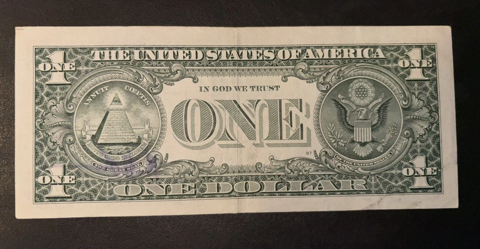 US 1999 $1 Dollar Bill SIGNED By US Treasurer Larry Summers Harvard #2 of 2 - Image 2 of 2