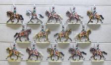 14 Zinnfiguren Bayern Kavallerie Chevaulegers Chevau-Legers Napoleon 30mm bemalt