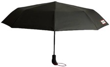 Hunter Unisex Auto Compact Umbrella - Black