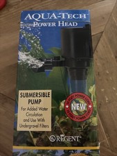 Aqua-Tech Power Head Submersible Black Pump for Aquariums, 1 Count