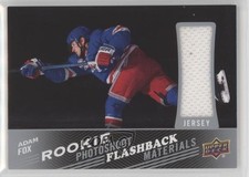 2019-20 Upper Deck Rookie Photoshoot Flashback Materials Adam Fox #RPF-AF 0dk