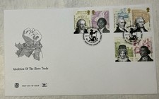 GB QEII 2007 Abolition Slave Trade Stuart Embossed FDC Dean’s Yard London SW1