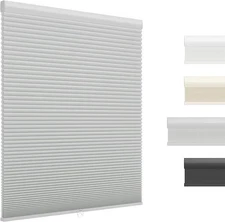 Light Filtering Cordless Cellular Shades, Honeycomb Blinds Indoor Window 31x48