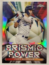 2021 Topps Chrome Cody Bellinger Prismic Power #PP-3 Baseball Dodgers