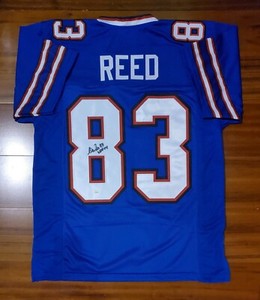 andre reed autographed jersey