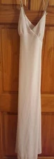 NIGHT WAY COLLECTION ♢ WOMEN'S SIZE 10 ♢ WHITE EVENING PARTY DRESS BLING STRAPS
