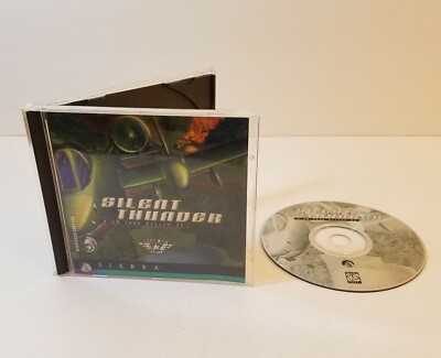 Silent Thunder: A-10 Tank Killer II 2 PC CD-Rom 1996 ms-dos Flight Simulator Sim