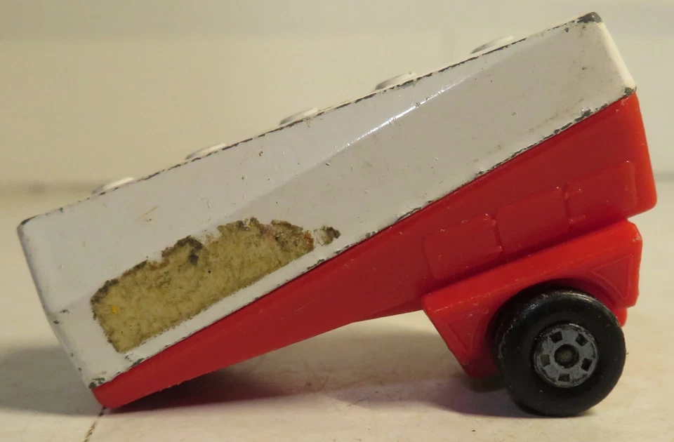 Remolque de juguete Matchbox Lesney autopista súper rápido cisterna de gasolina 63 rojo blanco SIN CAMIÓN Foto 2 de 4