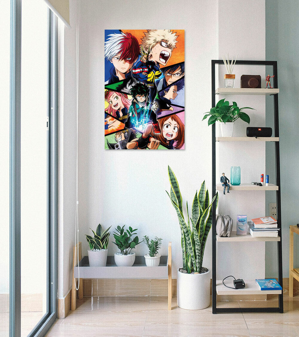 POSTER STOP ONLINE My Hero Academia - Manga/Anime TV Show Poster/Print  (Character Montage) (Size 24 x 36)