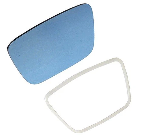 Genuine Outside Mirror Glass & Plastic Retainer Ring Kit 1968-73 Mercedes Benz