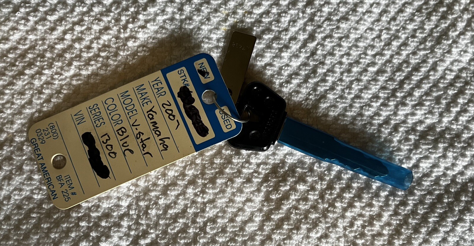 OEM 2007 Yamaha VStar 1300 Key NOS Key A7498 eBay