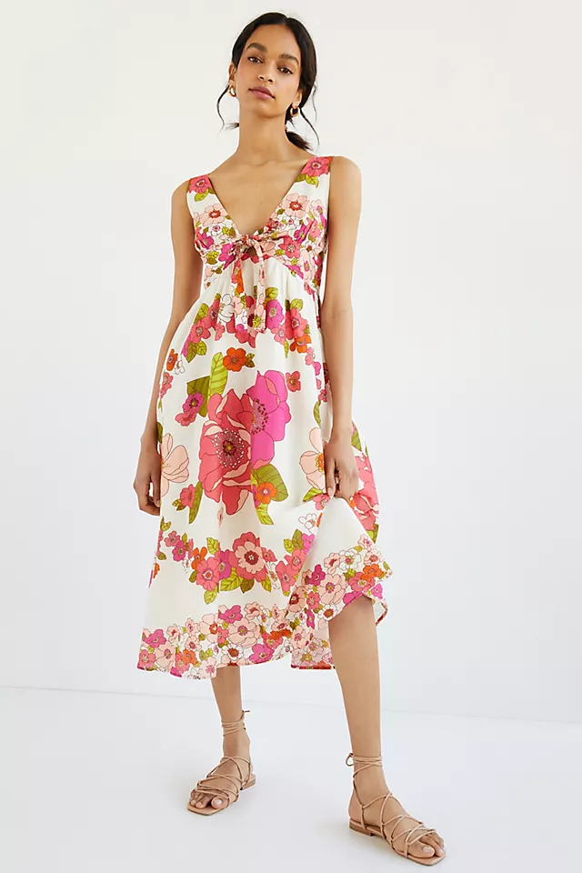 rosette midi dress Rosette Midi Dress - Chocolate