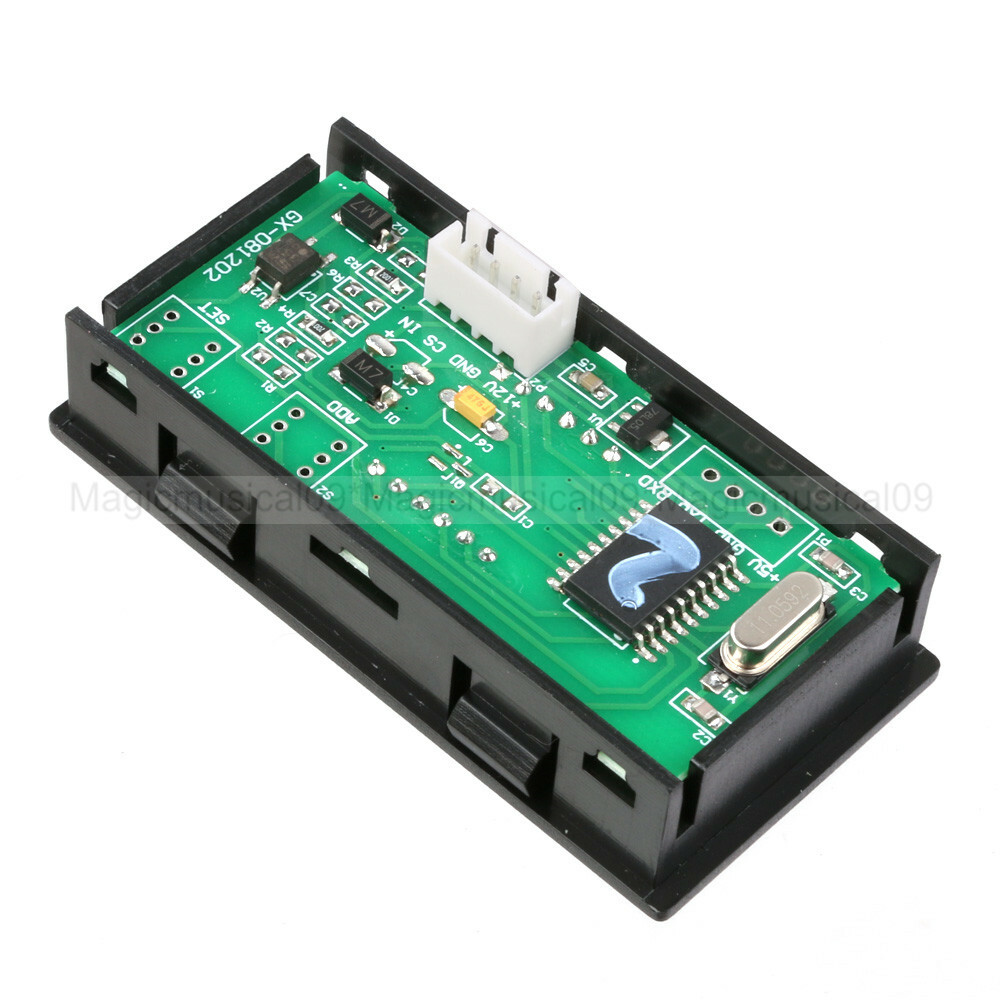 Rpm Meter 4 Digital LED Display Tachometer RPM Speed Meter Panel ...