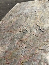 Steinfurnier Kaminwand Schieferfurnier ECHTSTEIN Bad Küche 200 x 100 cm Fliesen