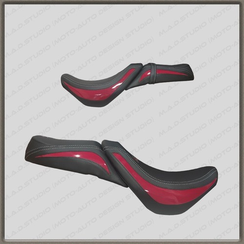 CUSTOM (Black+Red-gloss) Seat Cover Suzuki BOULEVARD M109R (INTRUDER M1800R) 06+ - Bild 8 von 13