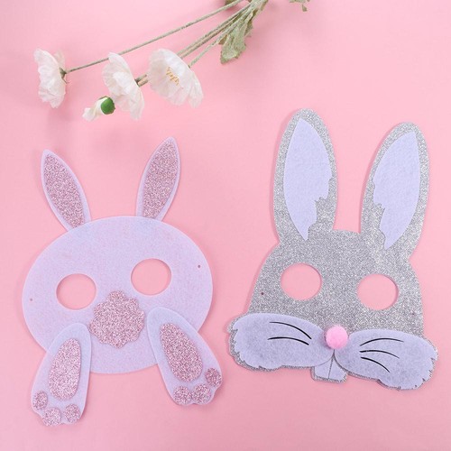 Exquisite Easter Felt Mask Cute Merry Easter Decoration Kids Gift - Picture 10 of 17
