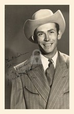 Hank Williams Signed Autograph RPPC Photo Postcard COPY
