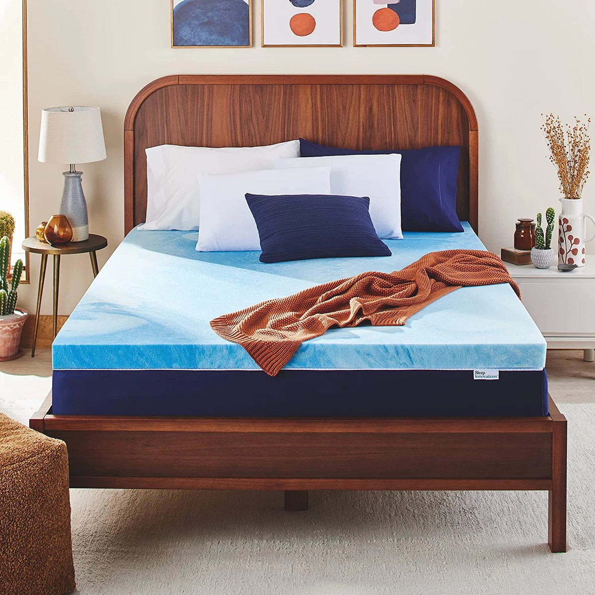 Cooling gel mattress topper king deals