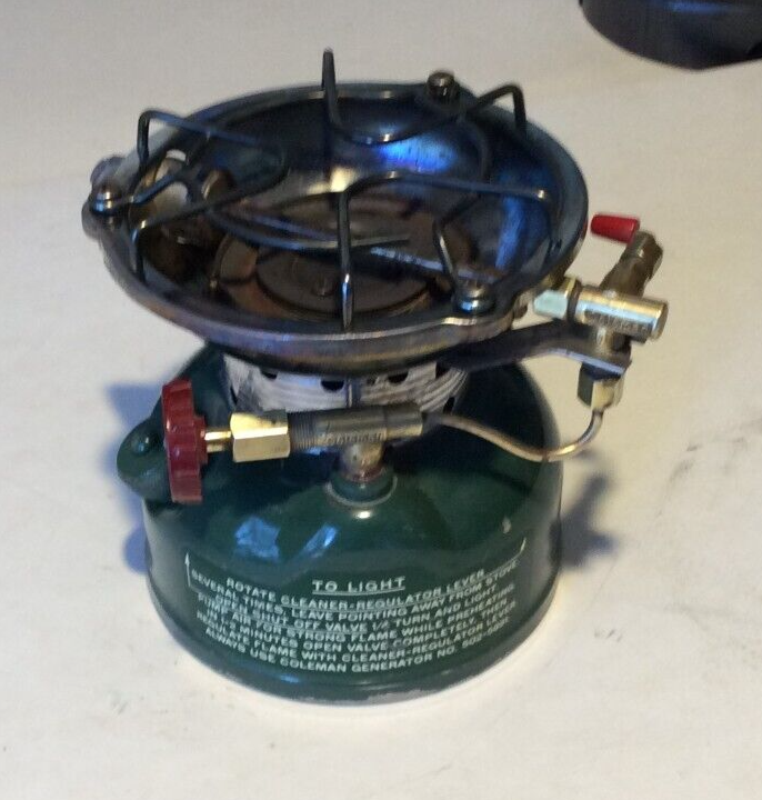 Coleman 502 Stove with Heat Box 12/68 eBay