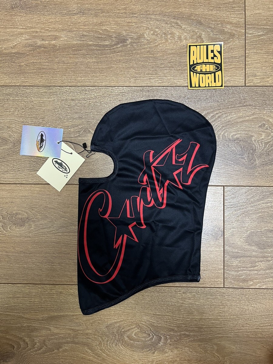 Corteiz Black Red Ski Mask | eBay