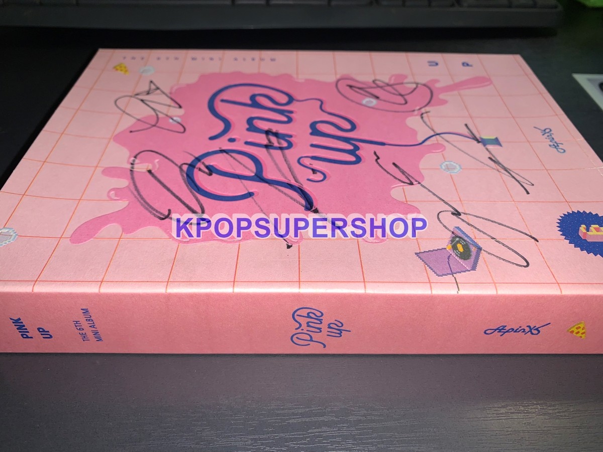Apink 에이핑크 グッズ トレカ CD サイン ボミ Apink 6th Mini Album Pink Up A Ver. Autographed Signed CD Bomi