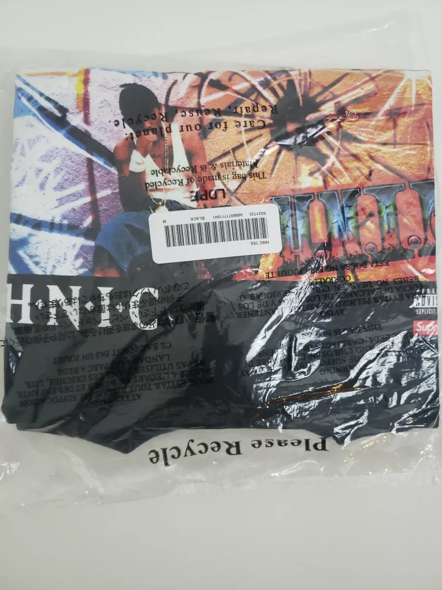 Supreme HNIC Tee Black M SS21 Prodigy Mobb Deep