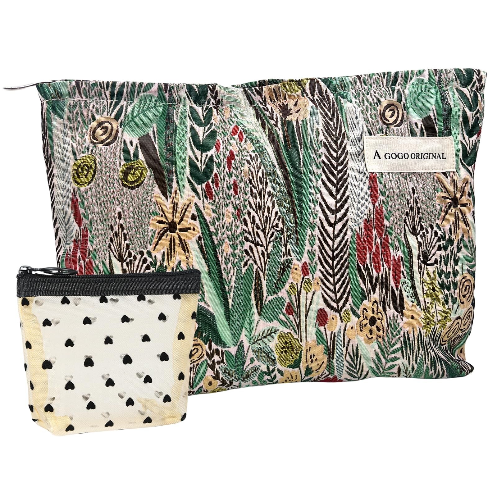 Portable Aesthetic Makeup Bag for Travel & Purse Organizer-image