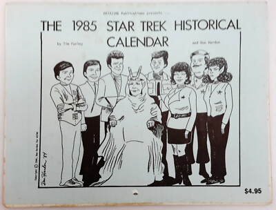 1985-1990 Star Trek Historical/Hysterical callendar Collection