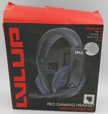 LVLUP Pro Gaming Headset with Foldable Mic PS...