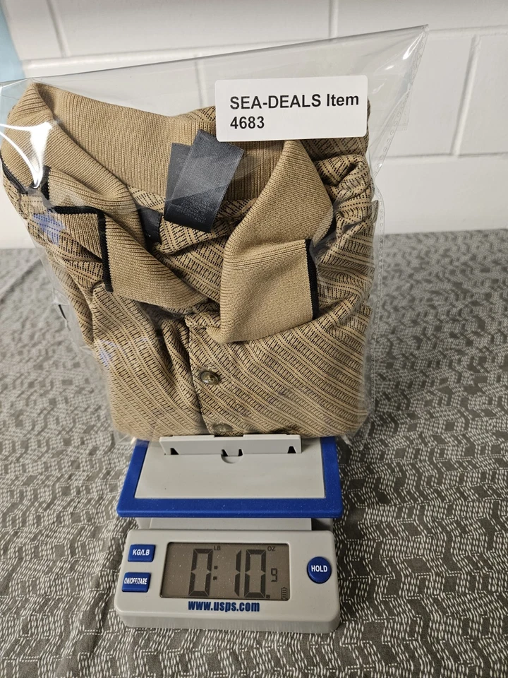 Camisa Polo Crazy Horse Para Hombre 1X Extra Grande Bronceado Acrílico Algodón Foto 4 de 4